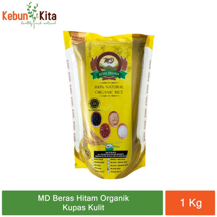 

Md Organic Black Rice - Hitam Organik 1 Kg
