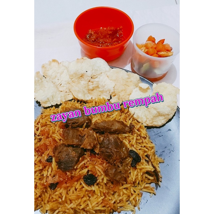 

Paket Basmati 1Kg+Bumbu Kebuli Berempah