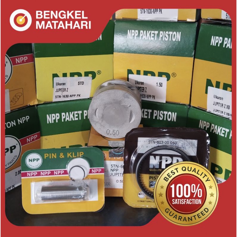 PISTON KIT SEHER (5TN) JUPITER Z OVERSIZE STD, 50, 100 NPP