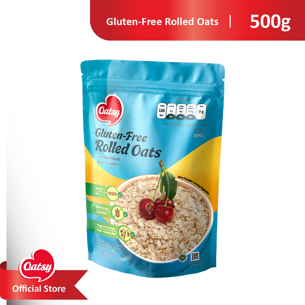 

Oatsy Gluten Free Rolled Oats 500Gr