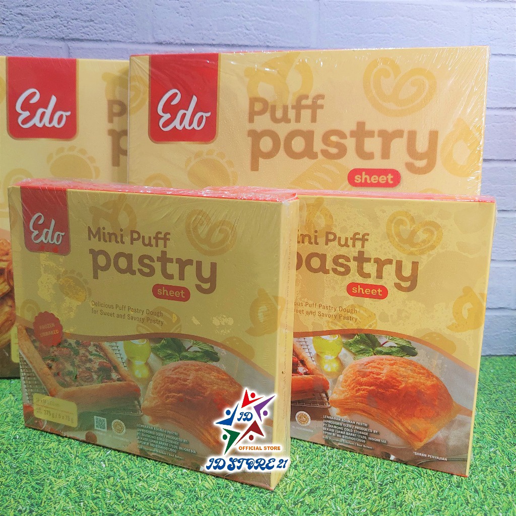 

Jumbo - Puff Pastry Sheet 750 Gr Kulit Lembaran Adonan Pastri Halal Puff Pastry
