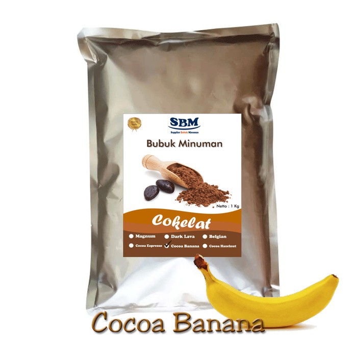 

Bubuk Numan Coklat Pisang Powder Drink Choco Cokelat Taste Cocoa Banana Chocolate