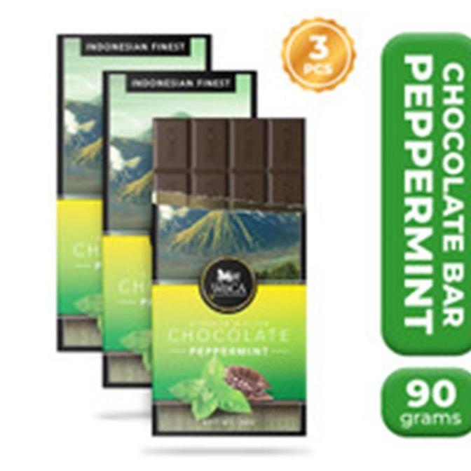 

gon WoCA Premium Chocolate 3 x 90g Bars - Cokelat Batang Rasa Mint