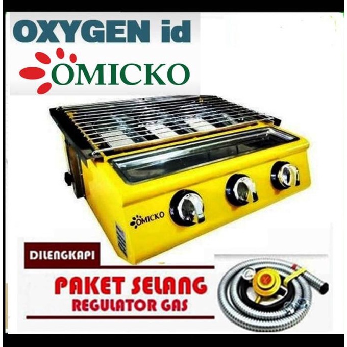 Kompor Sosis Kompor Bakar Kompor Panggang Omicko 3 Tungku