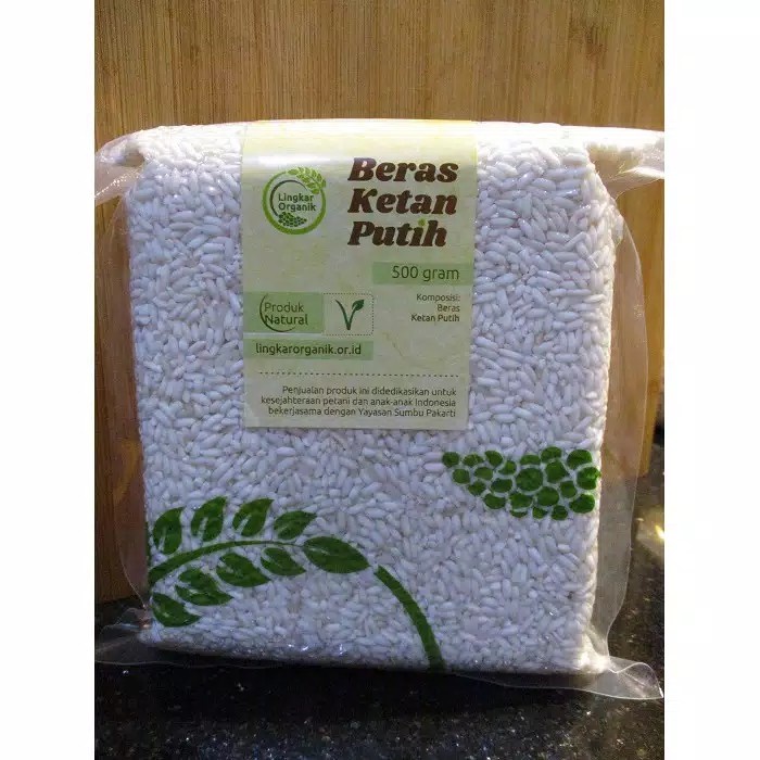 

Ketan Organik Lingkar Organik 500 Gr - Ketan Hitam - Ketan Putih