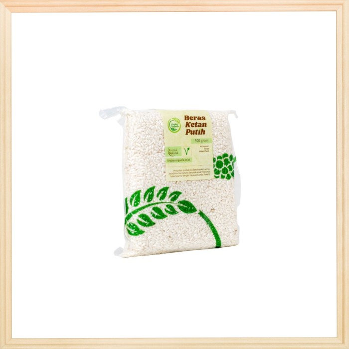 

Lingkar Organik Ketan Putih - 500 G