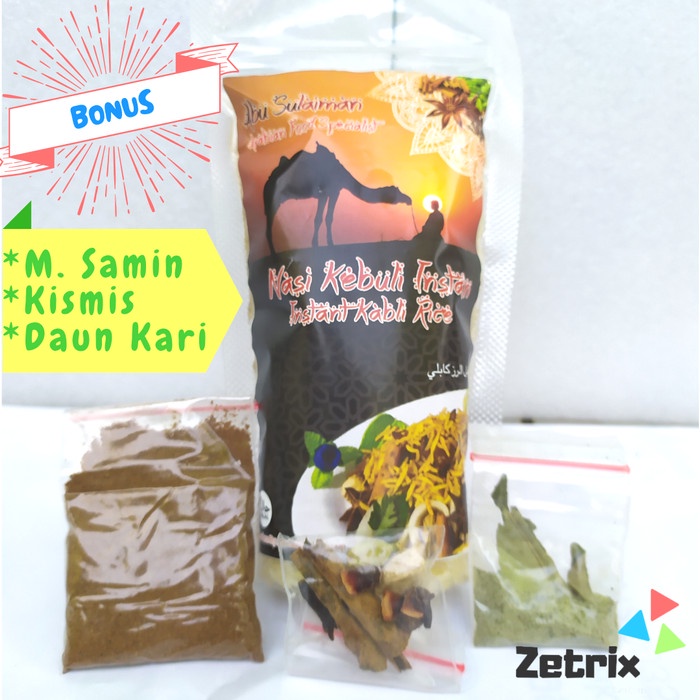 

Nasi Kebuli Basmati Instant Komplit Khas Arab
