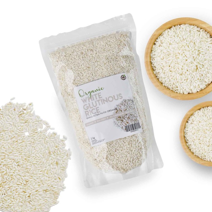 

House Of Organix Organic White Glutinous Rice/ Ketan Putih 1 Kg