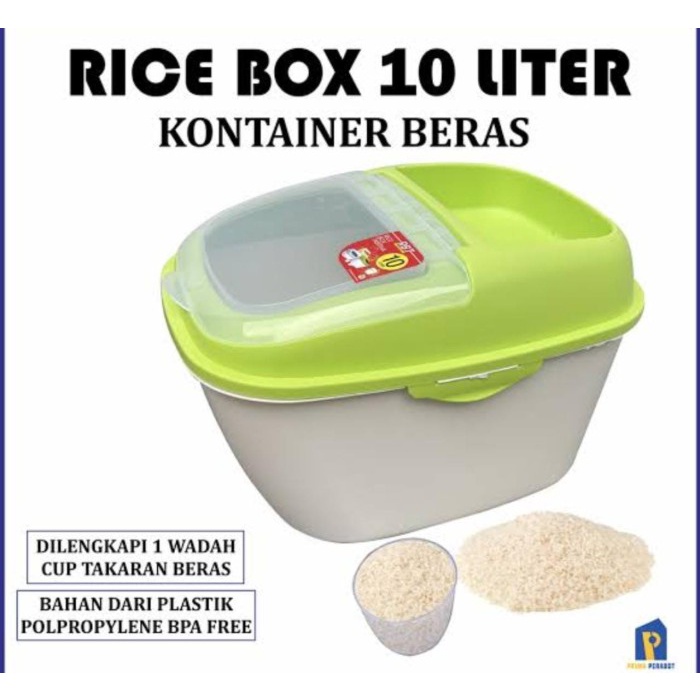 

Rice Tabitha . Kontainer . Rbt 10 Liter . Tempat Penyimpanan