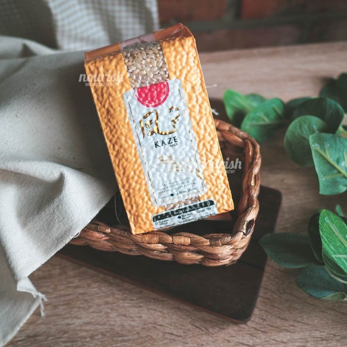 

Kaze Organic Japonica Brown Rice Zero Sugar Jepang 500Gr