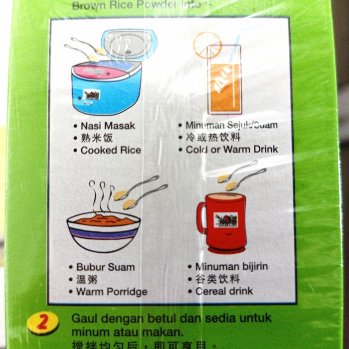 

Serbuk Perang Brown Rice Powder Instant 400Gr