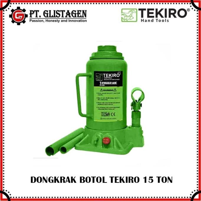 Dongkrak Botol 15 Ton Hydraulic Bottle Jack Dongkrak Mobil 15T Tekiro