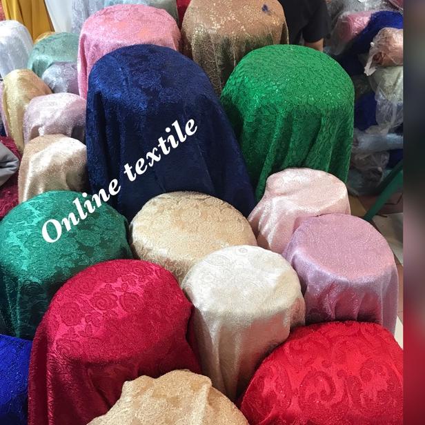 Kain Meteran Motif Murah Kain Jaguar Gliter / Bahan Jaguar Gliter. Bahan Terbaik