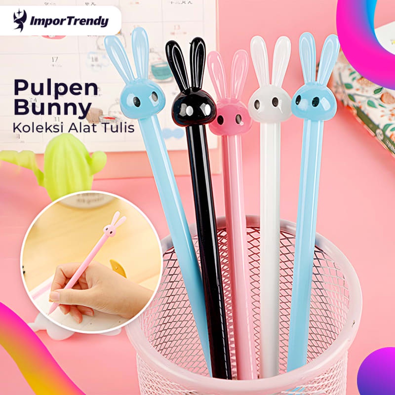 

Pulpen Bentuk Karakter Kepala Kelinci: Bolpen Lucu dengan Desain Bunny yang Unik, Menggemaskan untuk Koleksi Alat Tulis