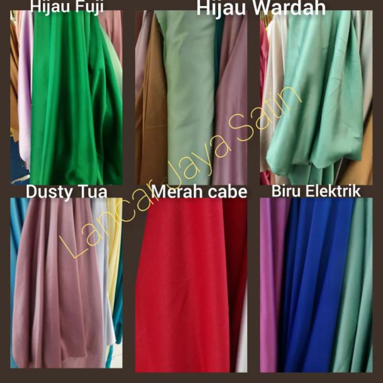 Bahan Jahit Menjahit Kain Satin Velvet / Satin Velvet / Satin Velvet Premium / Satin Velvet Maxmara 