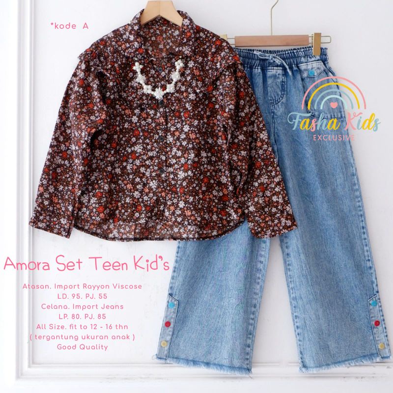 AMORA SET TEEN KIDS BY FASHA