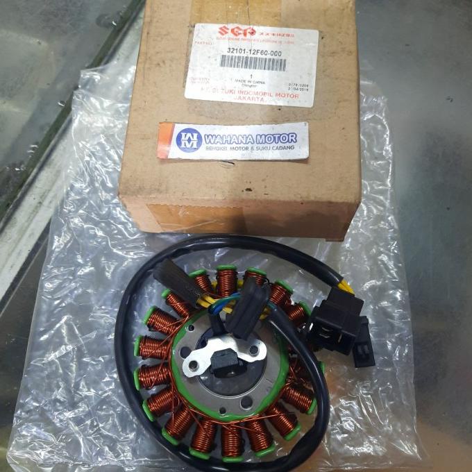 Spull Spul Assy Stator Suzuki Thunder 125 Original Asli Suzuki