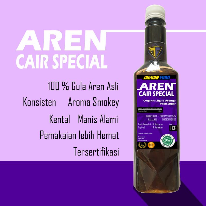 

1Kg Gula Aren Cair Special Jf