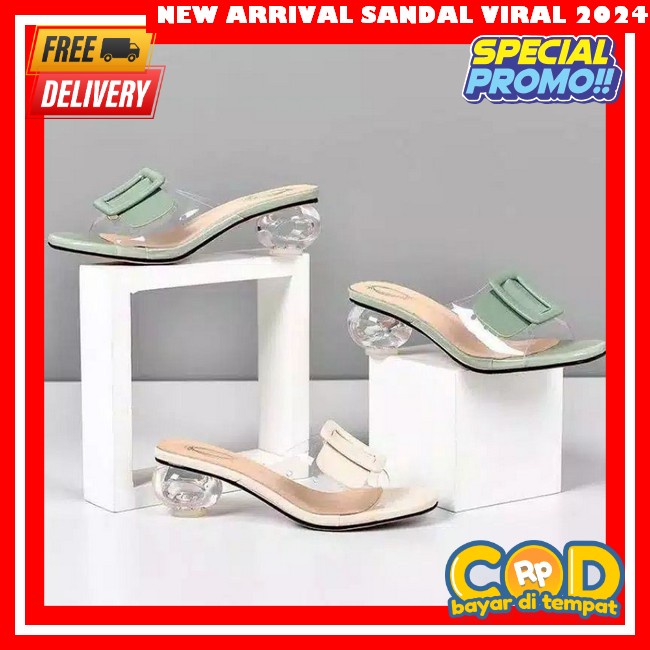 High Heels Wanita Korean Style Wisuda Hells Sendal Aesthetic Sandal Import Korean Style Terbaru 2024