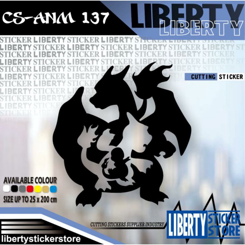 Cutting Sticker Charizard Evolution | Cutting Stiker Charizard Evolution | Cutting Sticker Pokemon G