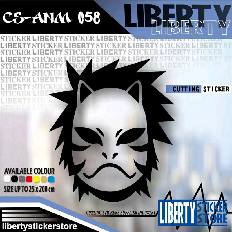 Cutting Sticker Anbu Mask | Cutting Stiker Anbu Mask