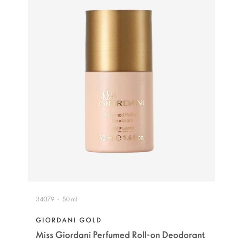 Miliki - MISS GIORDANI PERFUMED ROLL ON DEODORANT / GIORDANI GOLD ORIGINAL PERFUMED ROLL ON DEODORAN