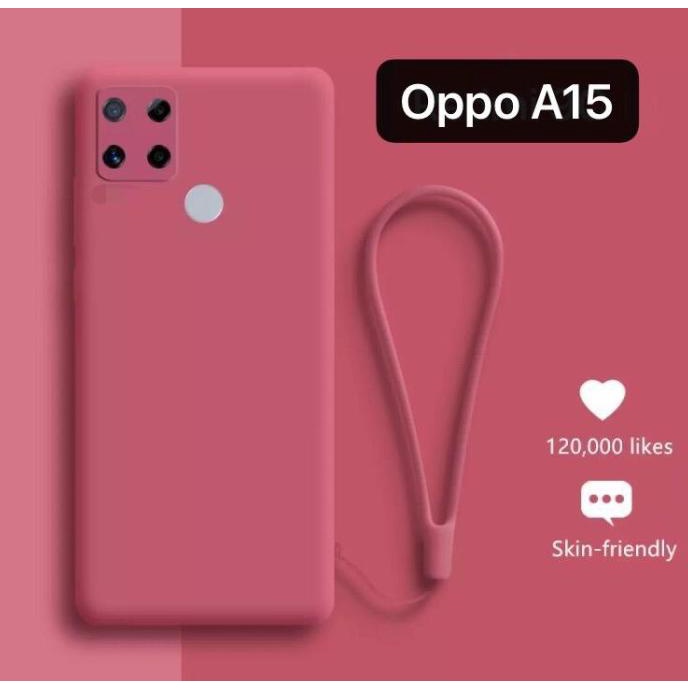 Case Oppo A15 Tali Soft Casing Silikon Softcase Handphone