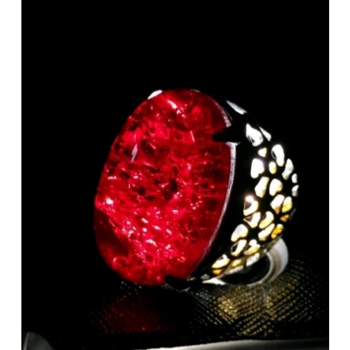 cincin batu merah siam pecah seribu