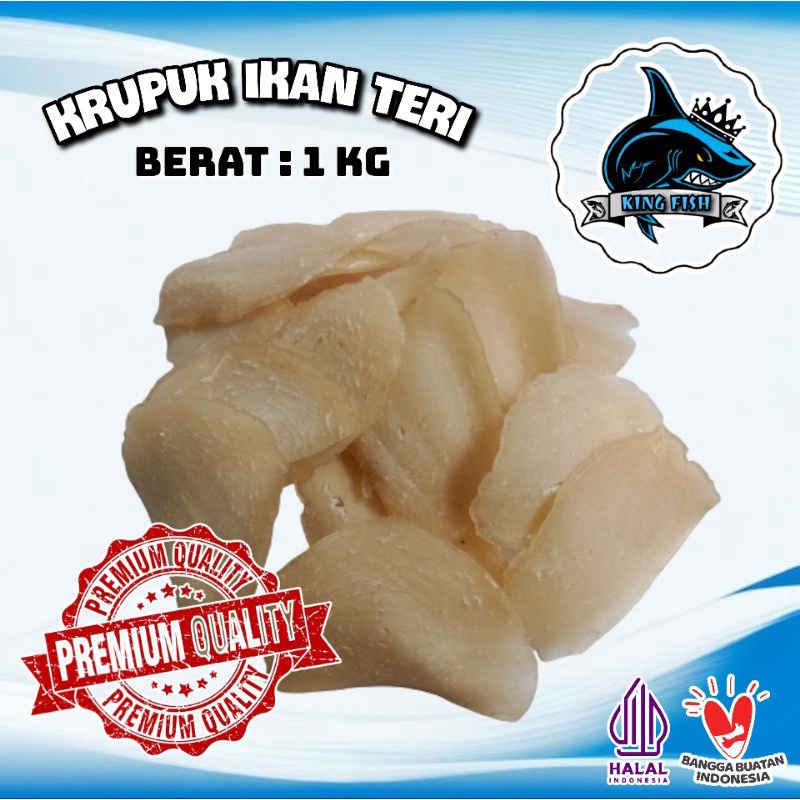 

1KG KERUPUK IKAN TERI BESAR ASLI MURAH BERKUALITAS