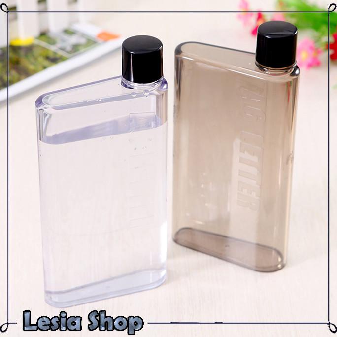 Botol Minum Unik Tipis MEMO Bottle A5 Botol Minuman Slim Kotak Gepeng