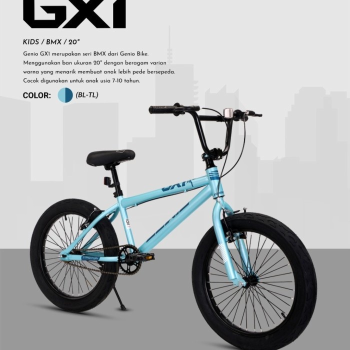 Promo Sepeda Bmx 20 Inch Genio Gx 1 Gx1 Gx01Sepeda Anak Laki