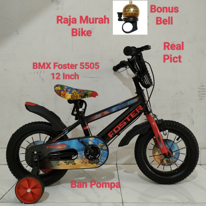 Promo Sepeda Anak Bmx Foster 5505-1 12 Inch Sepeda Bmx 12 Inch Foster