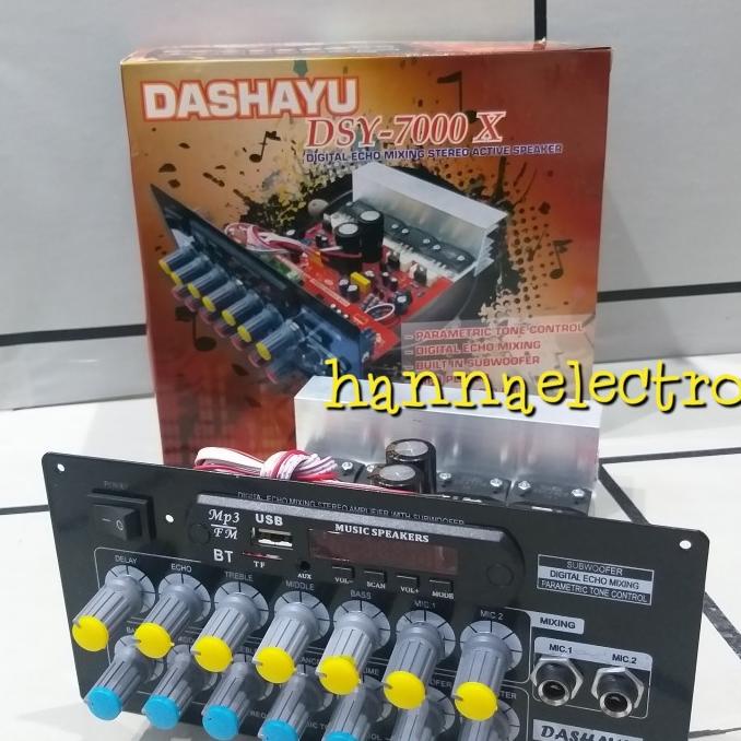 kit aktif speaker stereo sanken dsy 7000x plus mp3 bluetooth subwoofer
