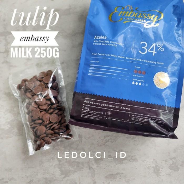 

TULIP EMBASSY COKLAT COUVERTURE COKLAT 250 GRAM