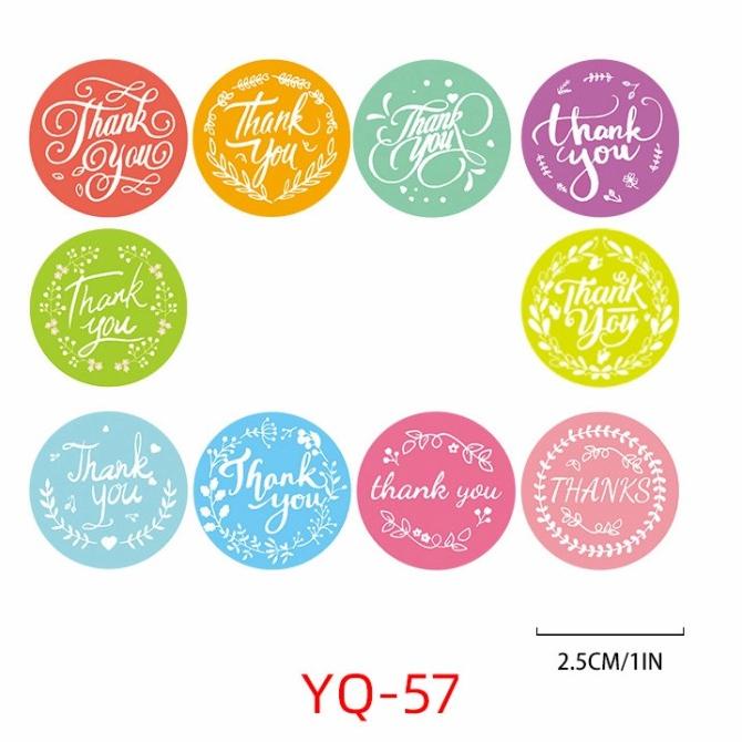 

SHOP !! Sticker Thank You isi 500 per rol Stiker Online Shop Label Paket Murah TERLARIS