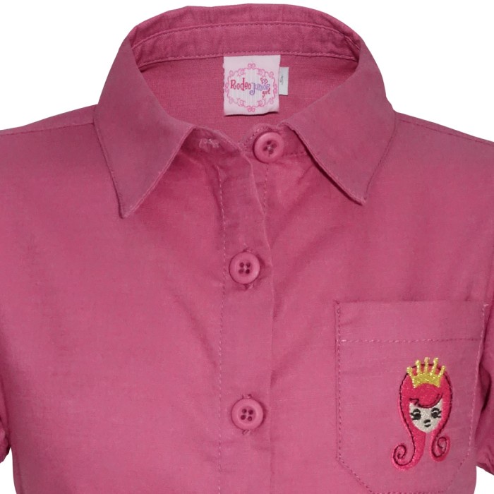 Shirt / Kemeja Anak Perempuan / Rodeo Junior Girl Perfect Smile Dds_Ready
