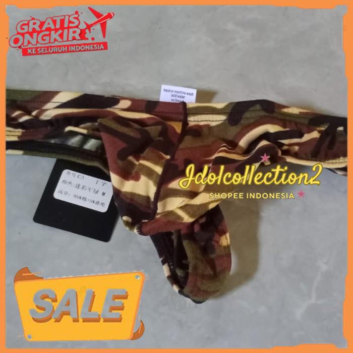 G STRING PRIA MOTIF LEOPARD ARMY TENTARA MACAN TUTUL CELANA DALAM PRODUK KUALITAS BERKELAS 