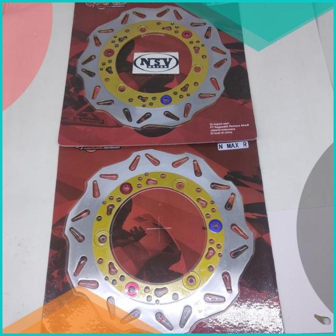 PAKET PIRINGAN CAKRAM DEPAN BELAKANG MODEL GERIGI NMAX AEROX LEXI STA