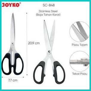 

Gunting Joyko Besar Sc-848 Tajam Serbaguna Scissors Stainless Steel 1