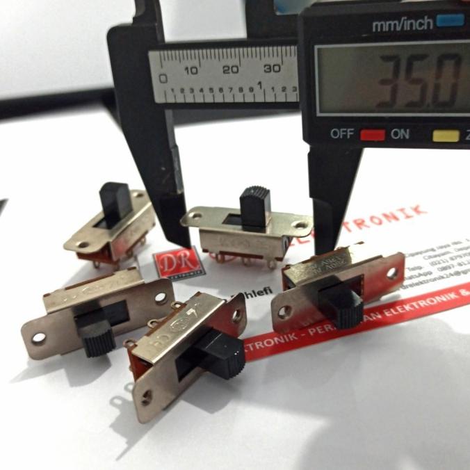 

Diskon switch Saklar geser on off 6p 6 kaki Sedang 3A 250v 6A 125v dre3 Buru Order