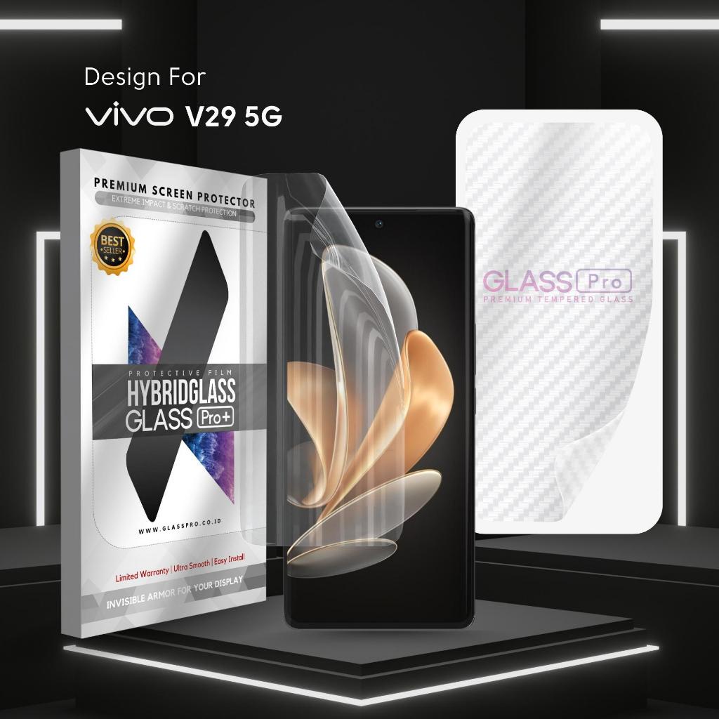 GLASS PRO Hybrid Glass Premium Anti Gores Hydrogel Vivo V29 5G Full Cover Screen Protector Premium B