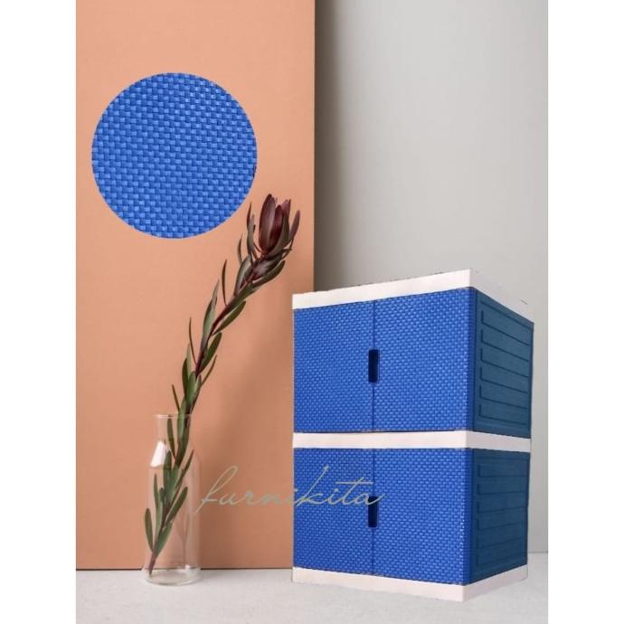 LEMARI PLASTIK ARTHA SUSUN 2 RAK SERBAGUNA LEMARI BAJU TAS BUKU