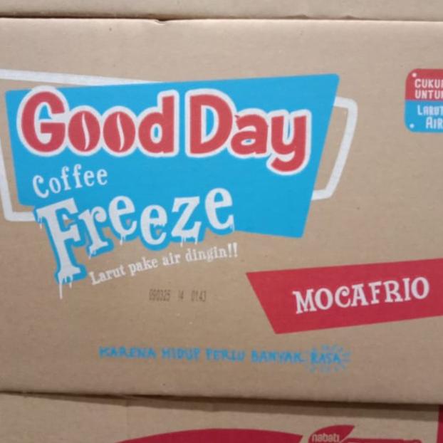 

Sale Good day coffee freeze mocafrio 1 dus 12 renceng gooday