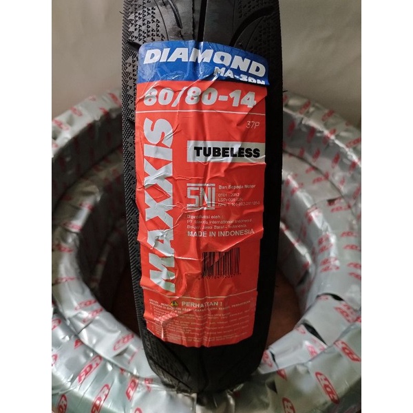 (FREE PENTIL TUBELESS) Ban MAXXIS 80/80 14 Tubeless