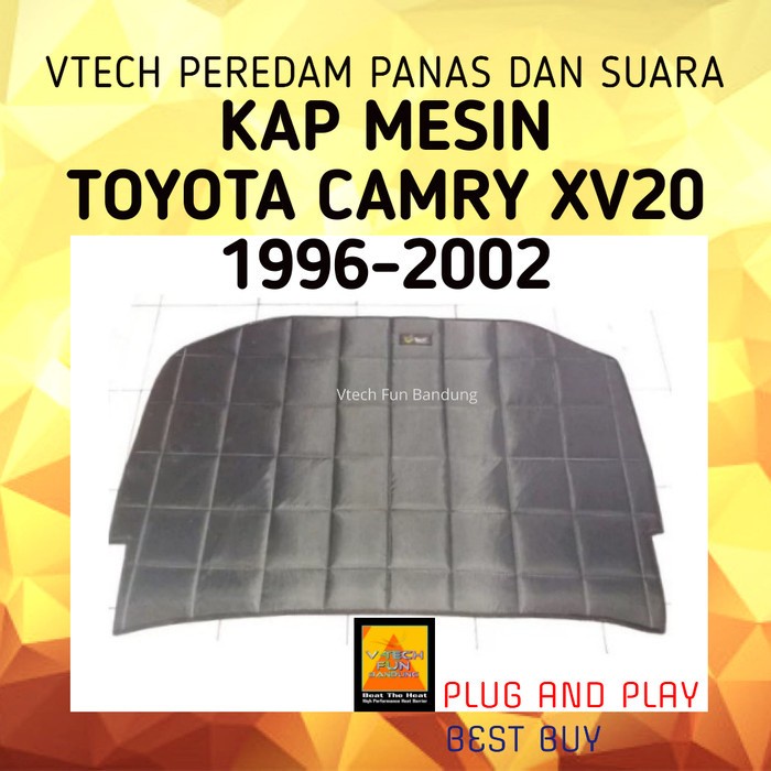 Vtech Peredam Panas Dan Suara Kap Mesin Toyota Camry XV20 1999 Hitam