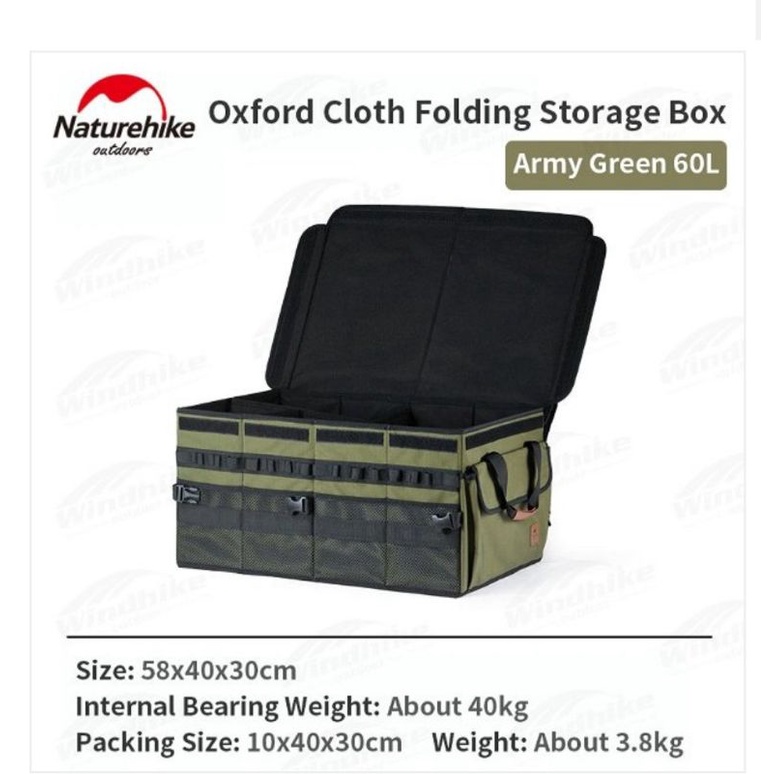 FOLDING STORAGE BOX OXFORD NATUREHIKE NH21SNX04