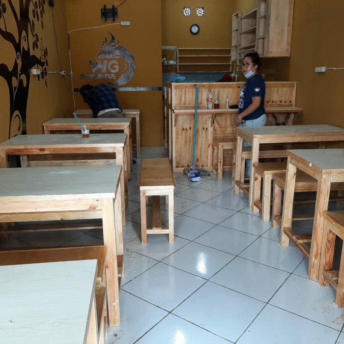 Terbaru Meja Warkop/Meja Bar Promo Terlaris