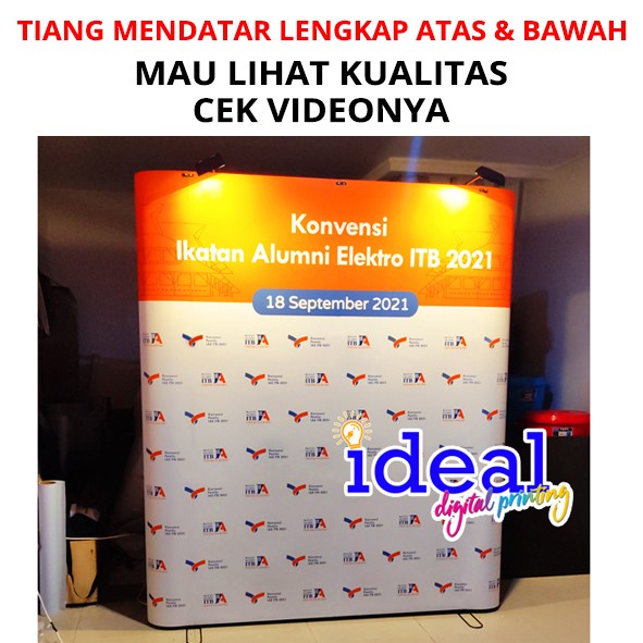 

Backdrop Backwall Pameran 3x2 LURUS Hotel bongkar pasang