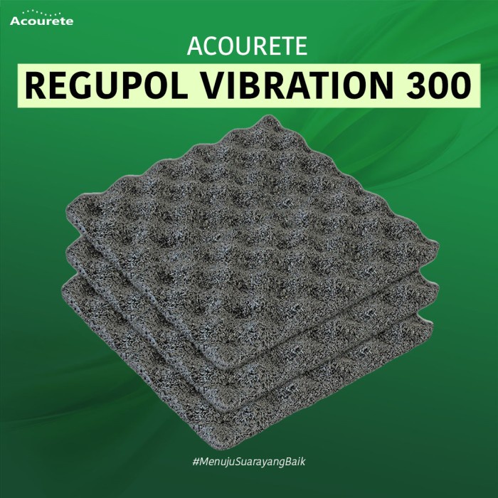 

Peredam Getaran Acourete Regupol Vibration 300 Made in Germany