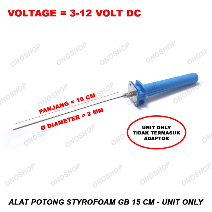 

Terbaru Alat Potong Styrofoam Gb 15 Cm - Unit Only Promo Terlaris
